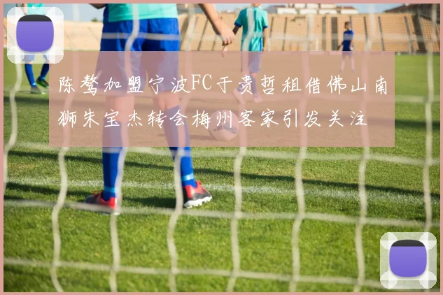 陈骜加盟宁波FC于贵哲租借佛山南狮朱宝杰转会梅州客家引发关注